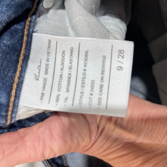 KanCan Light Blue Distressed Straight Leg Jeans - Picture 6 of 6